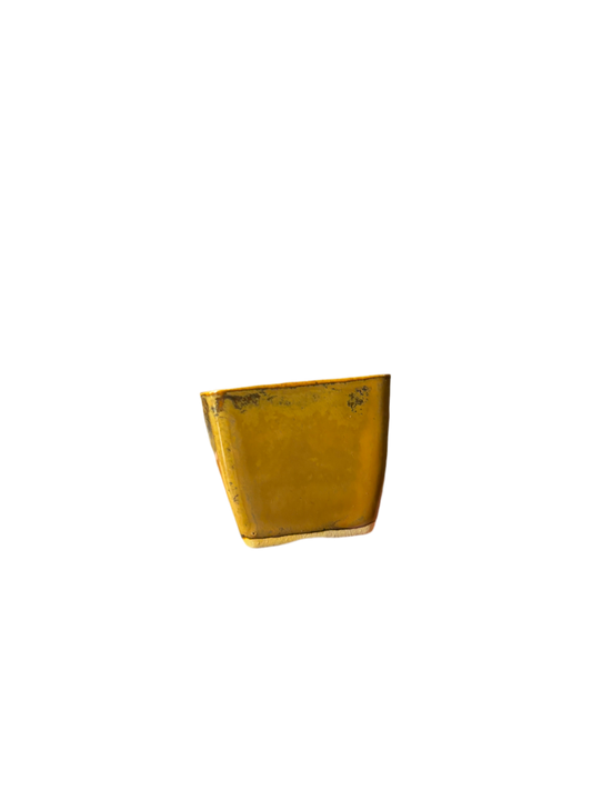 Small glazed plant succulent pot