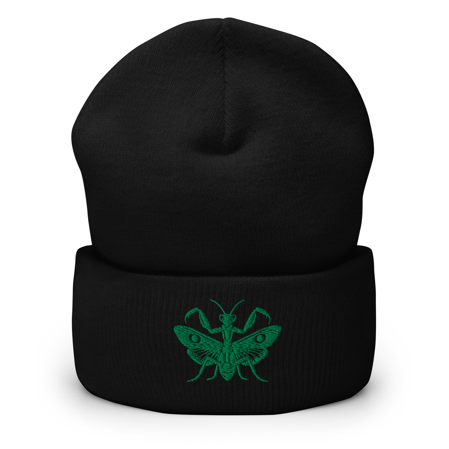 Queen Praying Mantis Embroidered Beanie